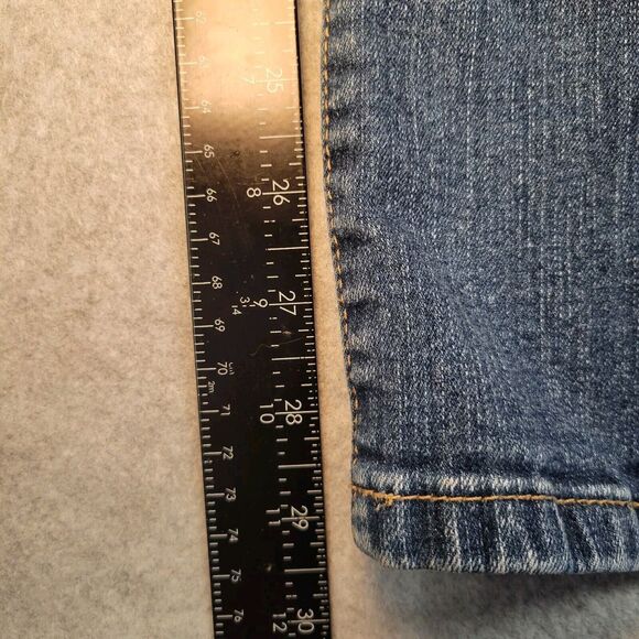 Rue 21 Overalls Women's Size 3/4 Skinny Distressed Denim Bib Cowgirl Countryglam - Picture 10 of 16